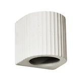 Corinthian Cream White Wall Light, Max 20W, E26 Base, Wet Rated