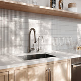 ZLINE 23 in. Meribel Undermount Single Bowl Stainless Steel Kitchen Sink with Bottom Grid (SRS-23)