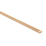 Liberty Shaker Karamel - 3 Inch Flutted Wall Fillers Accessories - 3" Width x 96" Height x .75" Depth