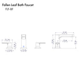 ZLINE Fallen Leaf Bath Faucet in Brushed Nickel (FLF-BF-BN)