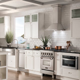 ZLINE 24" Convertible Vent Wall Mount Range Hood in Stainless Steel with Crown Molding (KBCRN-24)