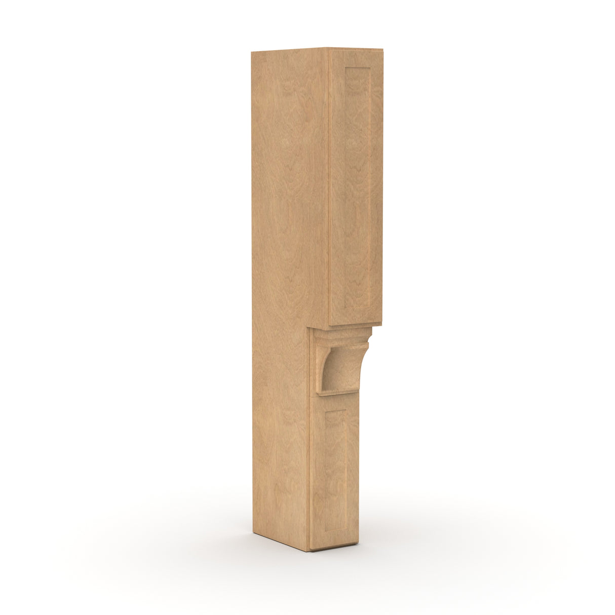 Liberty Shaker Karamel - 9 Inch Hood Spice Racks Accessories - 09" Width x 66" Height x 18" Depth