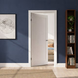 Ivanees 1-Panel Solid Core Shaker Door Slab 96 Inch Height