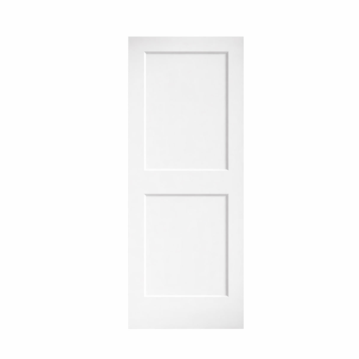 Ivanees 2-Panel Hollow Core Molded Shaker Door Slab 80 Inch Height