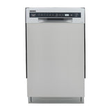 KUCHT Professional 18 in Front Control Dishwasher in Stainless Steel with Stainless Steel Tub and Multiple Filter System