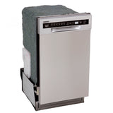 KUCHT Professional 18 in Front Control Dishwasher in Stainless Steel with Stainless Steel Tub and Multiple Filter System
