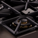 48 in. 6.7 cu. ft. 8 Burners Dual Fuel Range for Natural Gas in Stainless Steel with Kucht Horus Thermostat