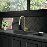 ZLINE Gemini Kitchen Faucet in Champagne Bronze (GEM-KF-CB)
