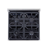 KUCHT Professional 24 in. 2.5 cu. ft. Natural Gas Range and Convection Oven in Stainless Steel with True Simmer Burners