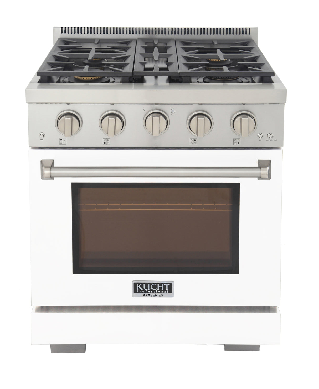 KUCHT Professional 30 in. 4.2 cu. ft. Natural Gas Range with Sealed Burners and Convection Oven