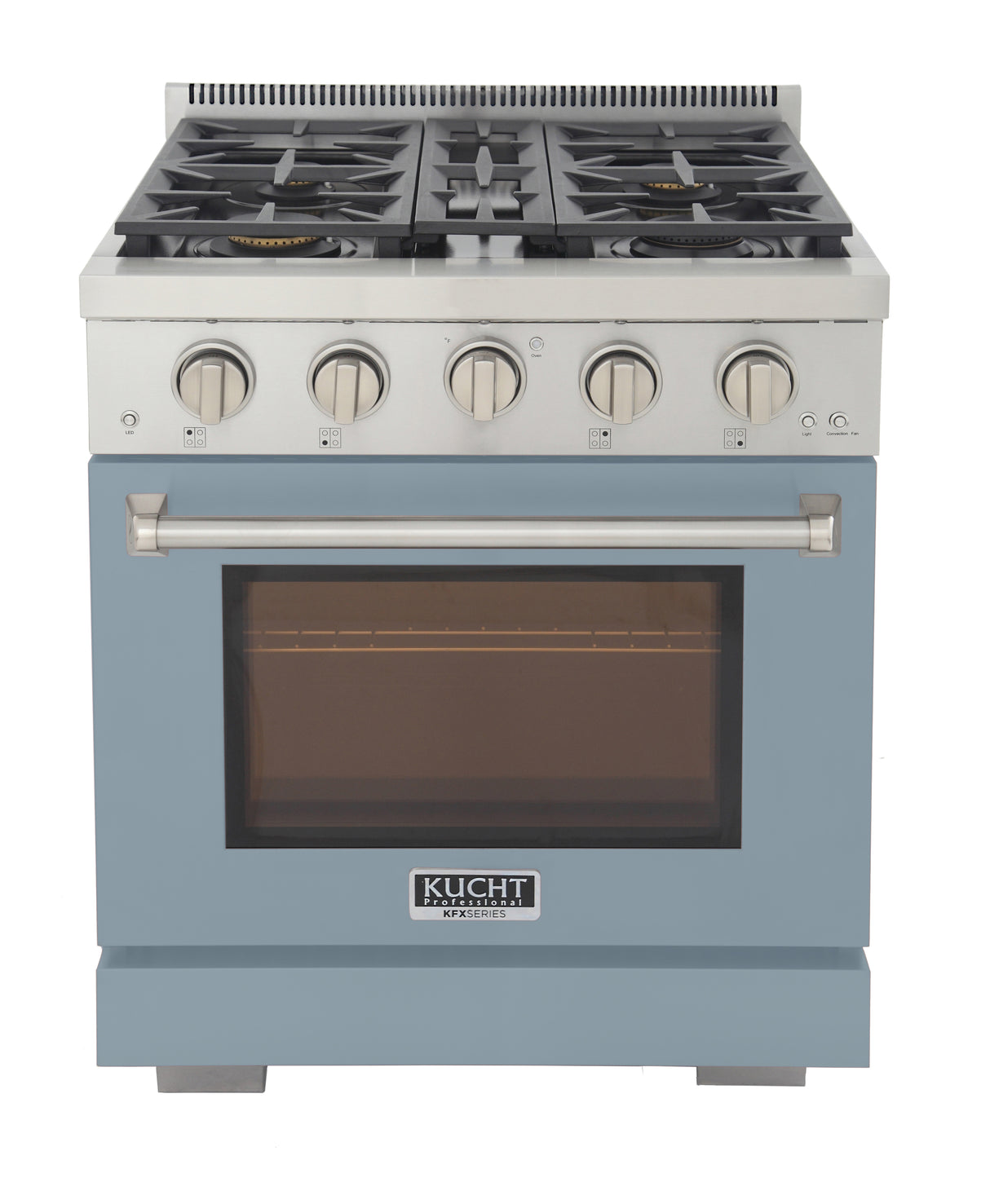 KUCHT Professional 30 in. 4.2 cu. ft. Natural Gas Range and Convection Oven with True Simmer Burners