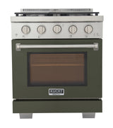 KUCHT Professional 30 in. 4.2 cu. ft. Propane Gas Range and Convection Oven with True Simmer Burners
