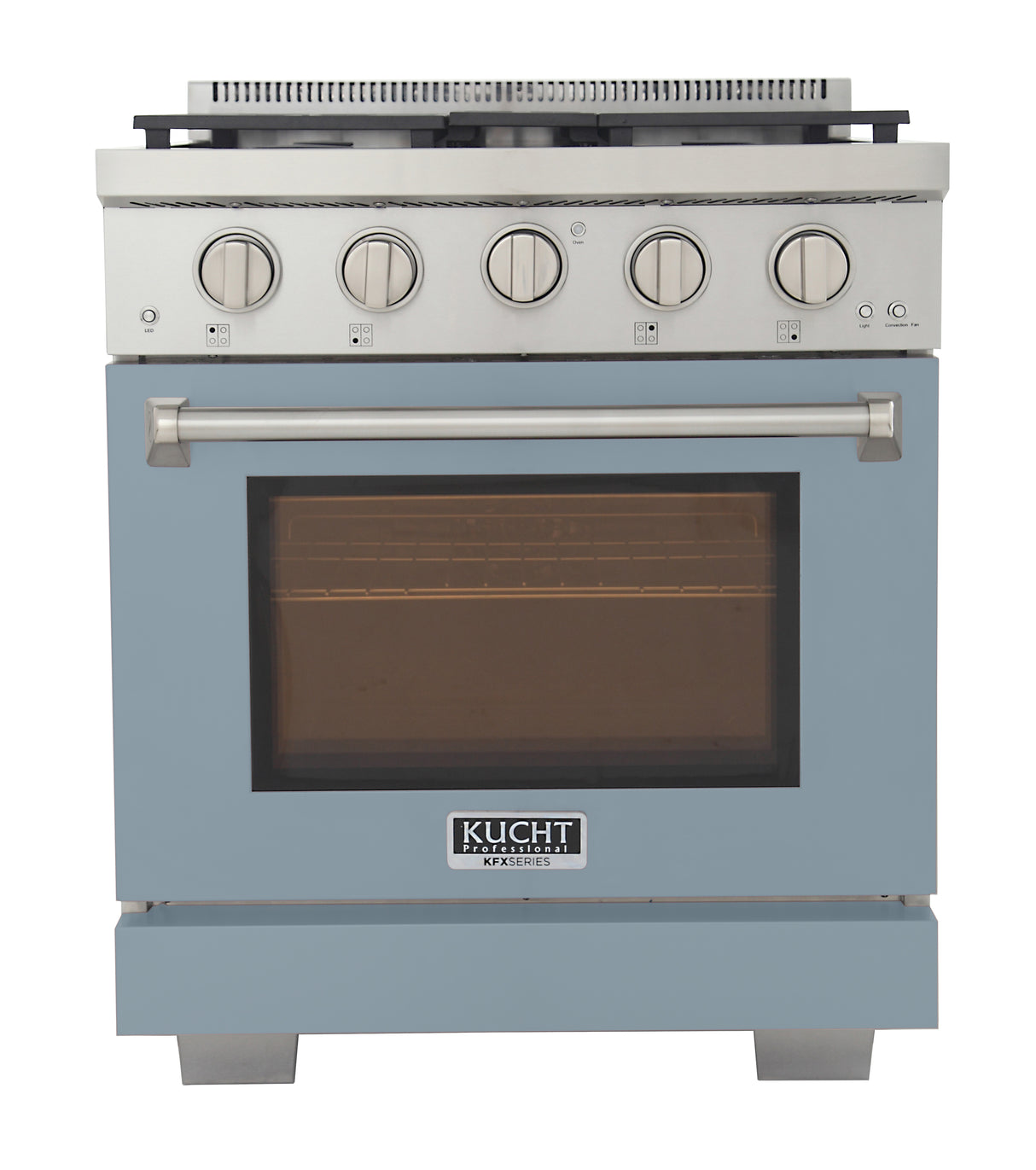 KUCHT Professional 30 in. 4.2 cu. ft. Natural Gas Range and Convection Oven with True Simmer Burners