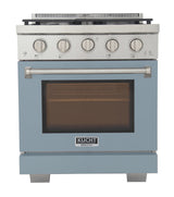KUCHT Professional 30 in. 4.2 cu. ft. Natural Gas Range and Convection Oven with True Simmer Burners