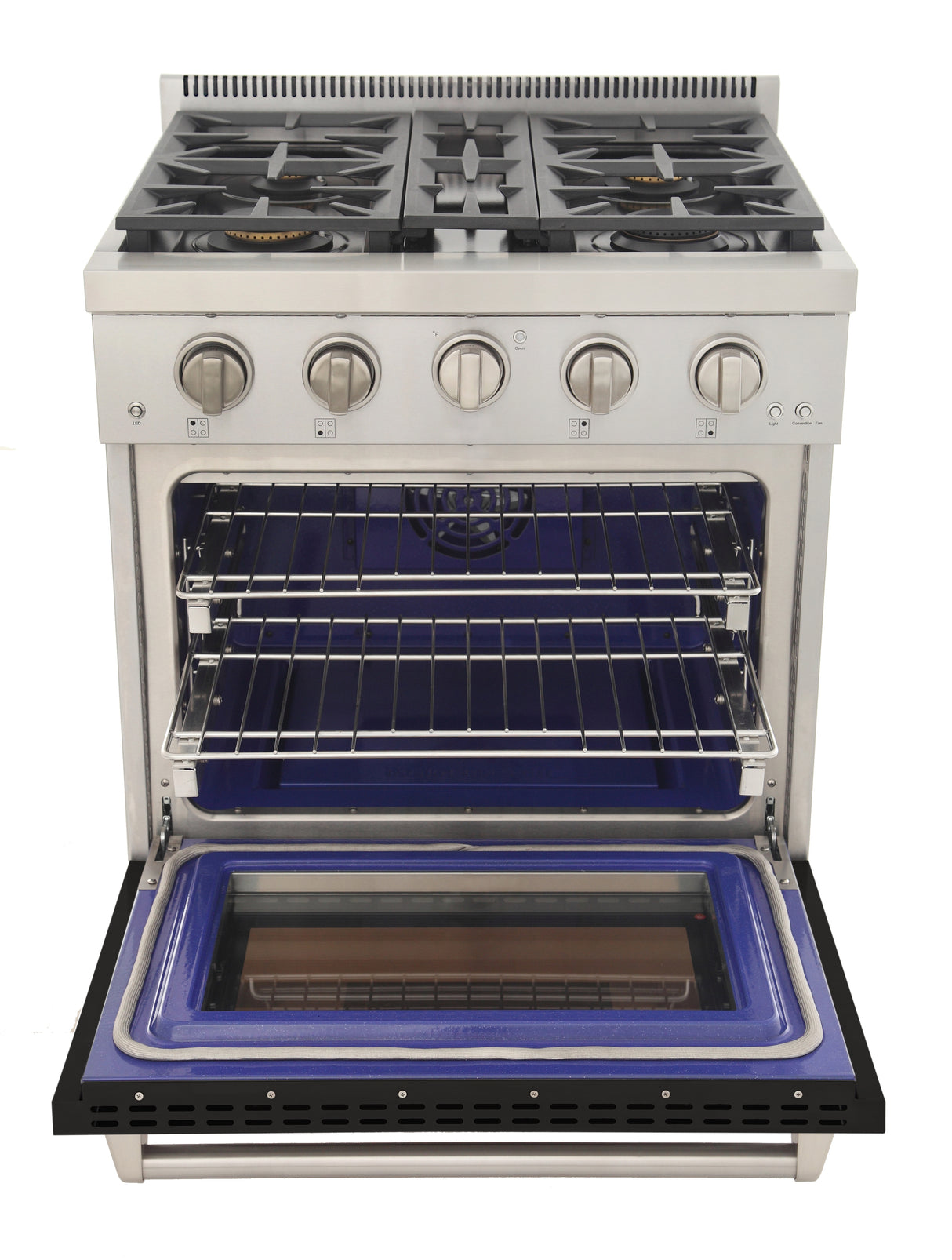KUCHT Professional 30 in. 4.2 cu. ft. Propane Gas Range with Sealed Burners and Convection Oven