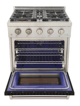KUCHT Professional 30 in. 4.2 cu. ft. Propane Gas Range with Sealed Burners and Convection Oven