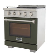 KUCHT Professional 30 in. 4.2 cu. ft. Natural Gas Range and Convection Oven with True Simmer Burners