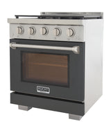 KUCHT Professional 30 in. 4.2 cu. ft. Natural Gas Range and Convection Oven with True Simmer Burners