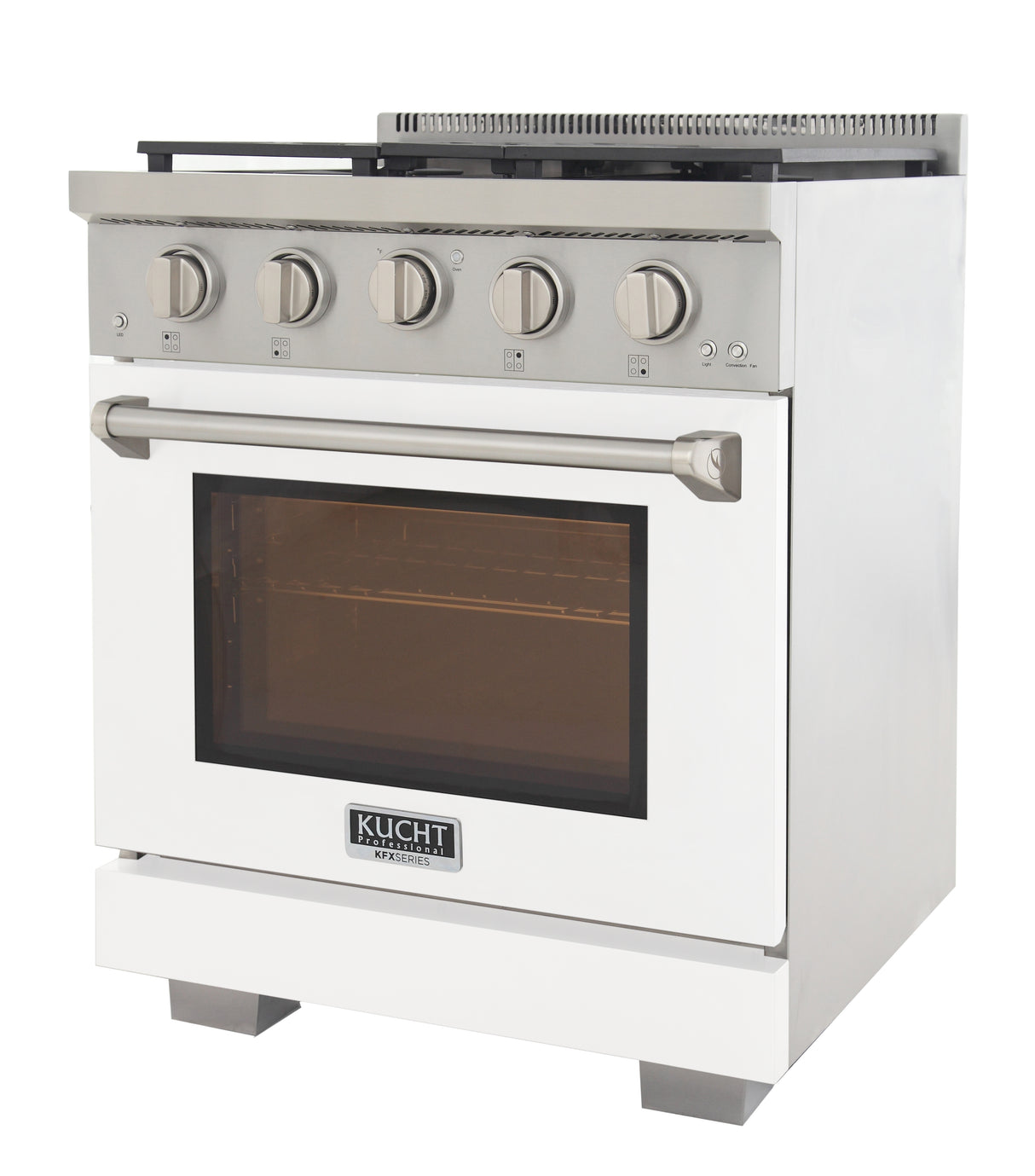 KUCHT Professional 30 in. 4.2 cu. ft. Natural Gas Range with Sealed Burners and Convection Oven