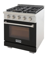 KUCHT Professional 30 in. 4.2 cu. ft. Natural Gas Range with Sealed Burners and Convection Oven