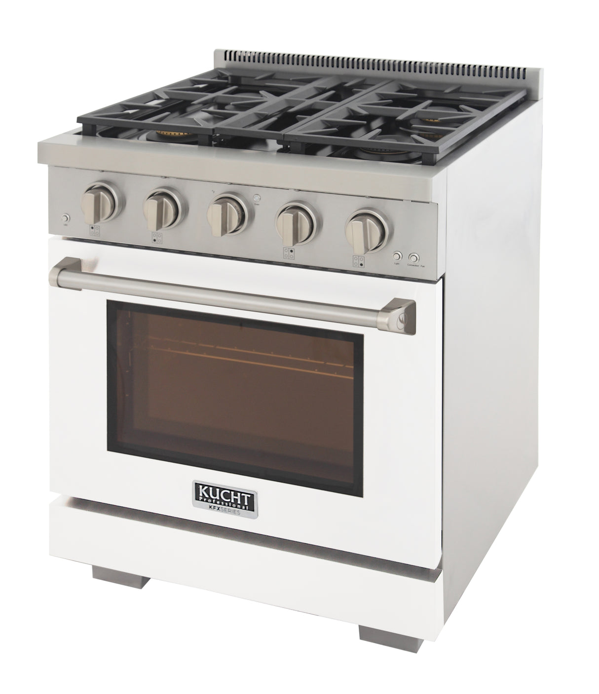 KUCHT Professional 30 in. 4.2 cu. ft. Propane Gas Range with Sealed Burners and Convection Oven