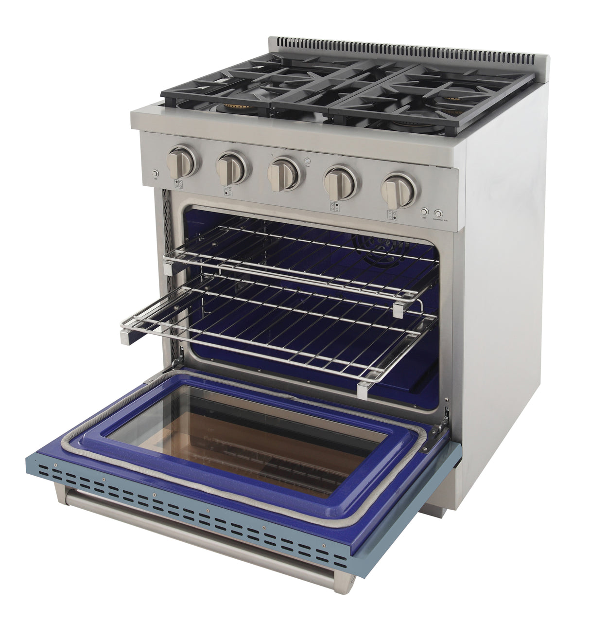 KUCHT Professional 30 in. 4.2 cu. ft. Natural Gas Range with Sealed Burners and Convection Oven