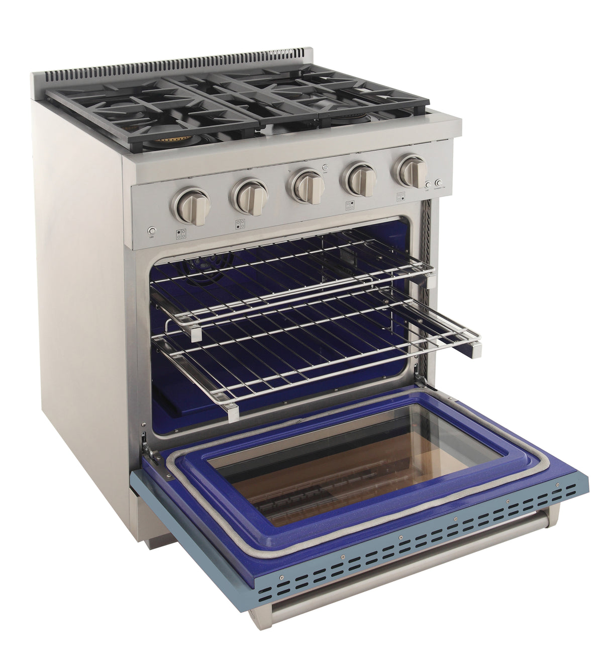 KUCHT Professional 30 in. 4.2 cu. ft. Natural Gas Range and Convection Oven with True Simmer Burners