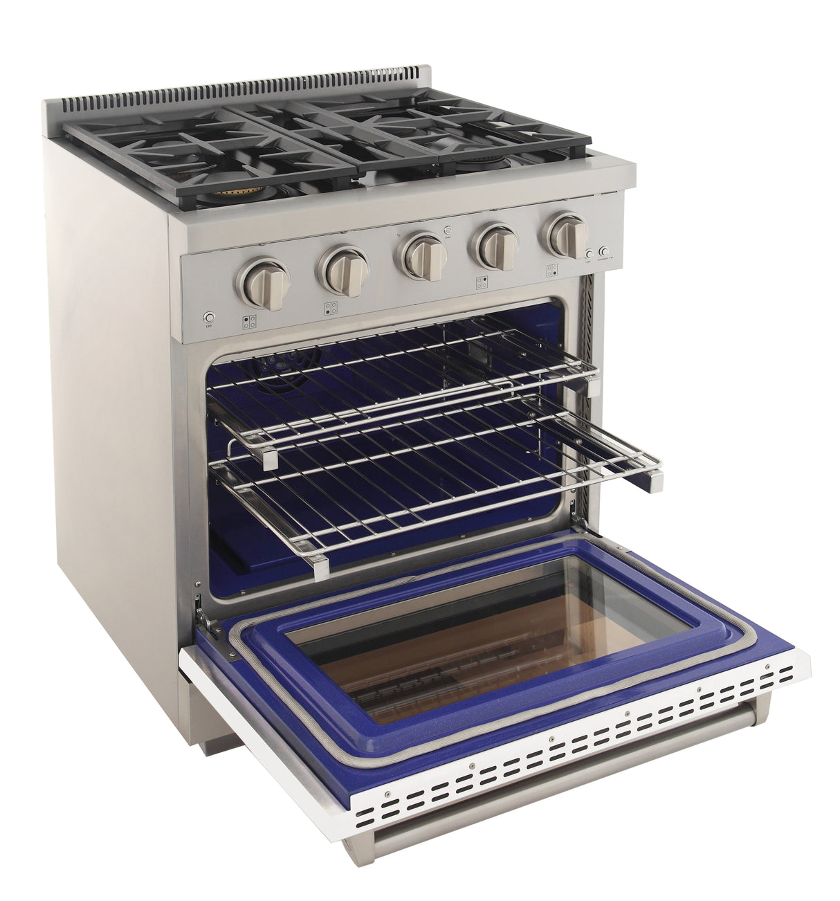 KUCHT Professional 30 in. 4.2 cu. ft. Natural Gas Range with Sealed Burners and Convection Oven