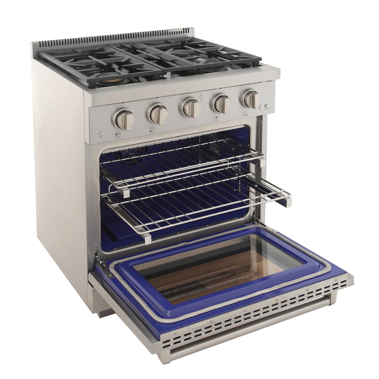 KUCHT Professional 30 in. 4.2 cu. ft. Natural Gas Range and Convection Oven with True Simmer Burners