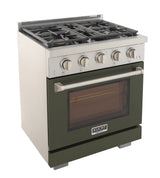 KUCHT Professional 30 in. 4.2 cu. ft. Natural Gas Range with Sealed Burners and Convection Oven