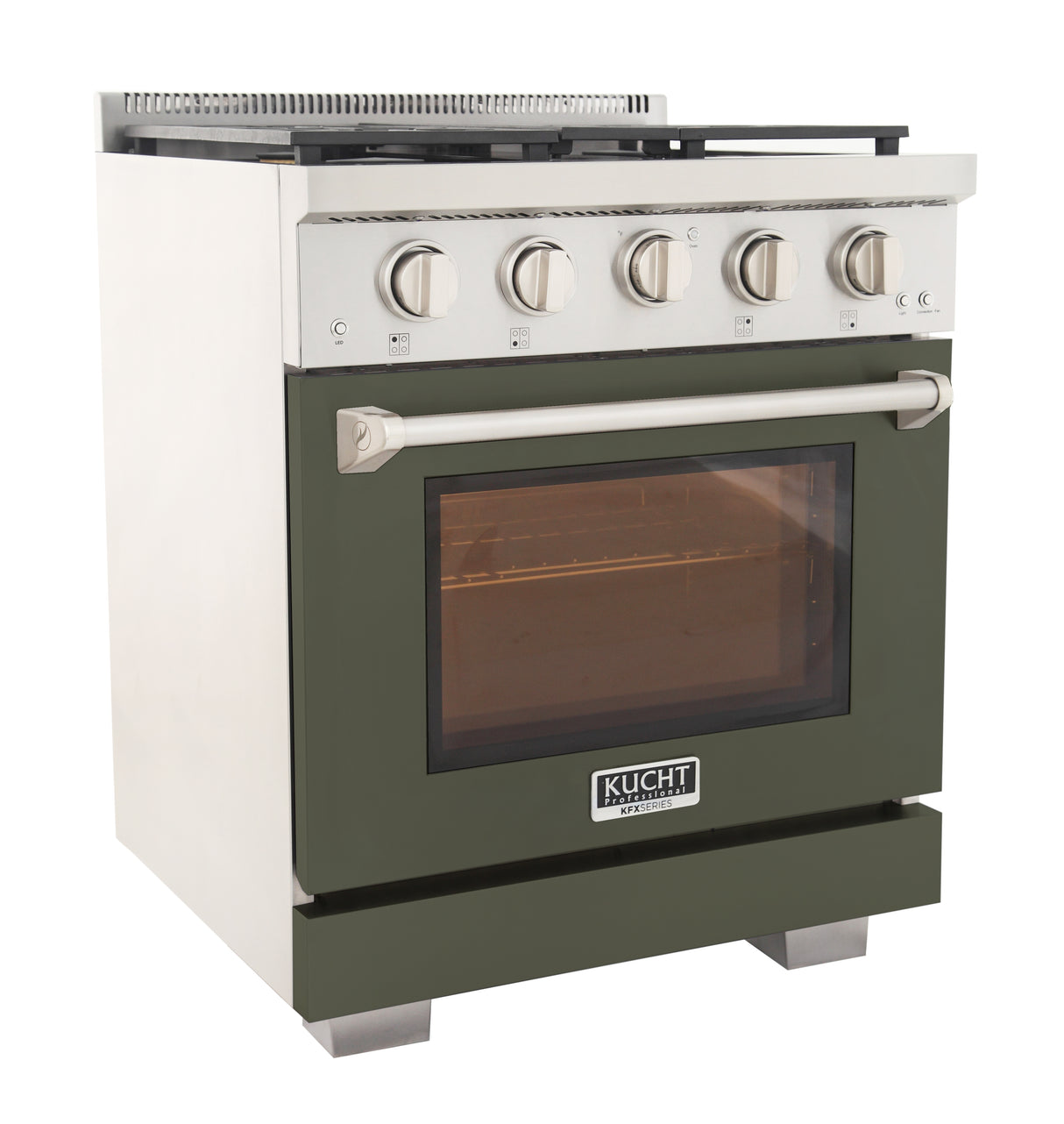 KUCHT Professional 30 in. 4.2 cu. ft. Propane Gas Range with Sealed Burners and Convection Oven