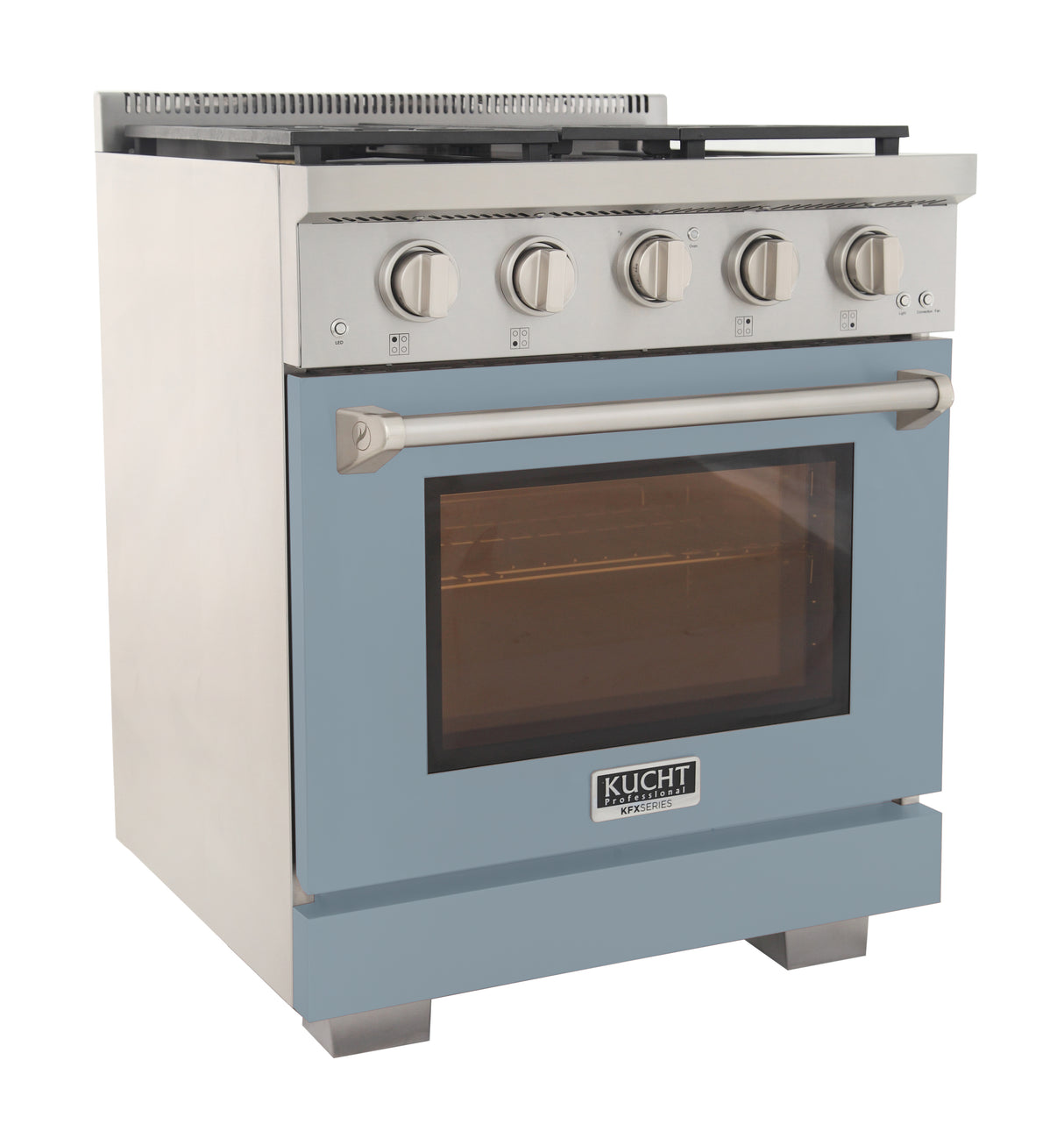 KUCHT Professional 30 in. 4.2 cu. ft. Natural Gas Range and Convection Oven with True Simmer Burners