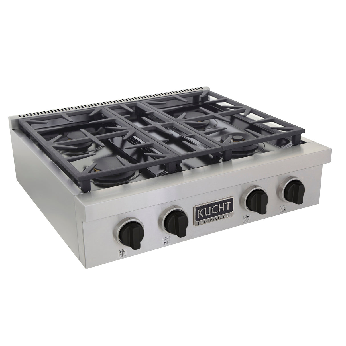 KUCHT Professional 30 in. Natural Gas Range Top with Sealed Burners Stainless Steel