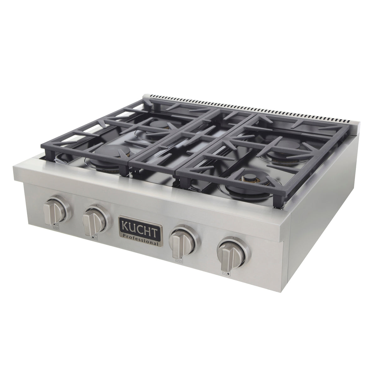 KUCHT Professional 30 in. Propane Gas Range Top with Sealed Burners in Stainless Steel