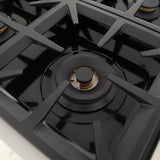 KUCHT Professional 36 in. Natural Gas Range Top with Sealed Burners in Stainless Steel