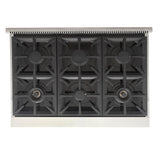 KUCHT Professional 36 in. Natural Gas Range Top with Sealed Burners in Stainless Steel