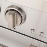 KUCHT Professional 36 in. 5.2 cu. ft. Propane Gas Range with Sealed Burners and Convection Oven in Stainless Steel With Knobs