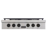 KUCHT Professional 36 in. Natural Gas Range Top with Sealed Burners in Stainless Steel
