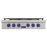 KUCHT Professional 36 in. Natural Gas Range Top with Sealed Burners in Stainless Steel