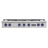 KUCHT Professional 48 in. Natural Gas Range Top with Sealed Burners in Stainless Steel
