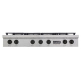 KUCHT Professional 48 in. ft Propane Gas Range Top with Sealed Burners in Stainless Steel