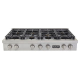 KUCHT Professional 48 in. Natural Gas Range Top with Sealed Burners in Stainless Steel