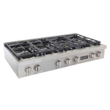 KUCHT Professional 48 in. Natural Gas Range Top with Sealed Burners in Stainless Steel