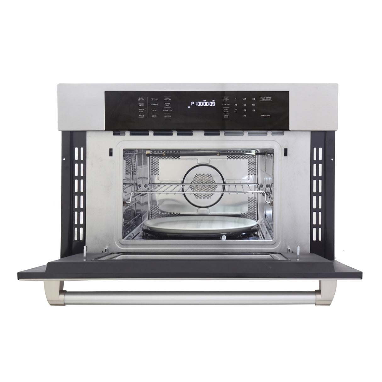 Kucht 30 in. 1 6 cu. ft. Stainless Steel Air Fryer and Convection Built In Microwave