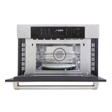 Kucht 30 in. 1 6 cu. ft. Stainless Steel Air Fryer and Convection Built In Microwave