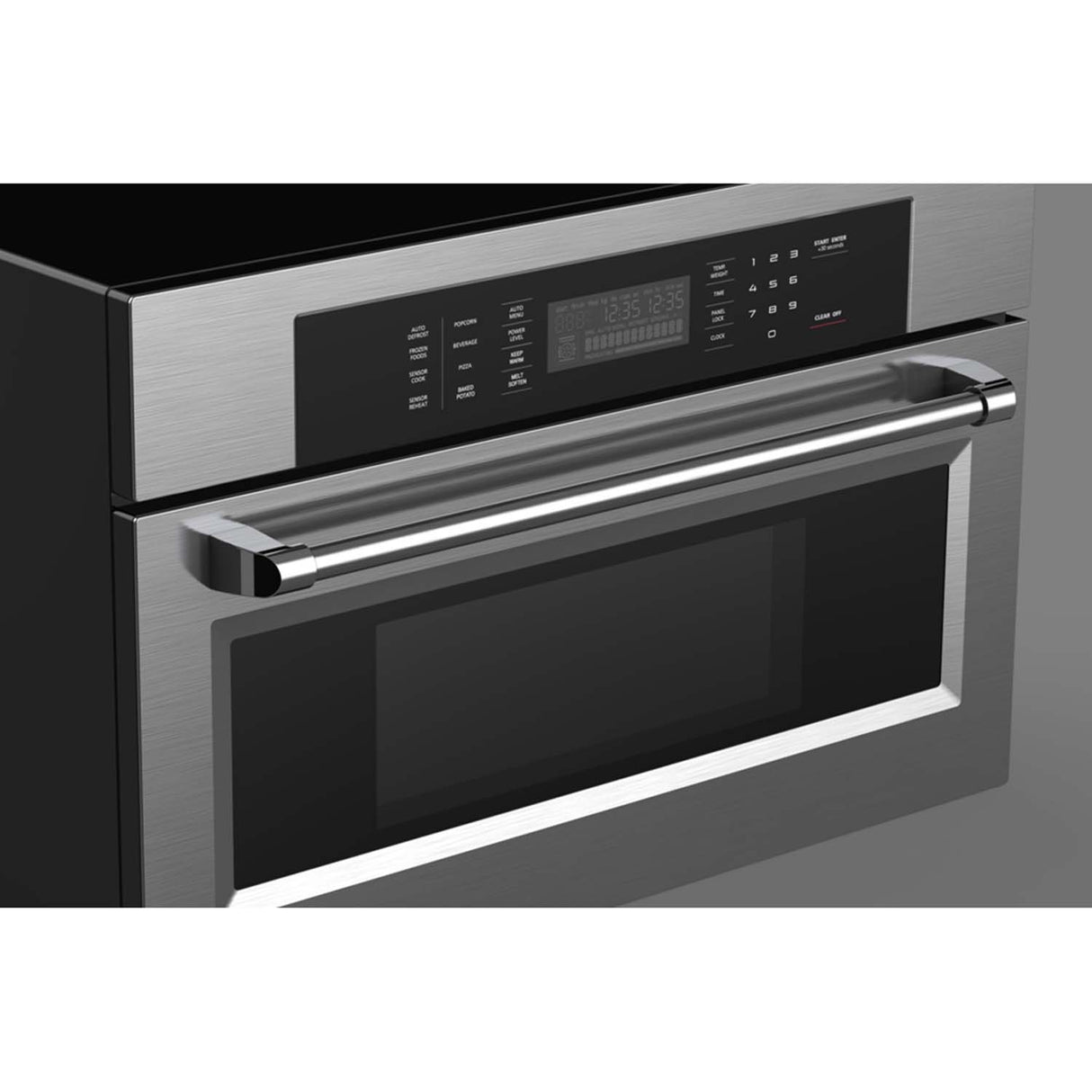 Kucht 30 in. 1 6 cu. ft. Stainless Steel Air Fryer and Convection Built In Microwave