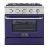 KUCHT Professional 30 in. 4.2 cu. ft. Natural Gas Range with Sealed Burners and Convection Oven in Stainless Steel