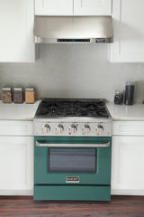 KUCHT Professional 30 in. 4.2 cu. ft. Dual Fuel Range for Natural Gas with Sealed Burners and Convection Oven in Stainless Steel