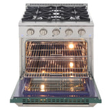 KUCHT Professional 30 in. 4.2 cu. ft. Natural Gas Range with Sealed Burners and Convection Oven in Stainless Steel
