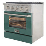 KUCHT Professional 30 in. 4.2 cu. ft. Propane Gas Range with Sealed Burners and Convection Oven in Stainless Steel